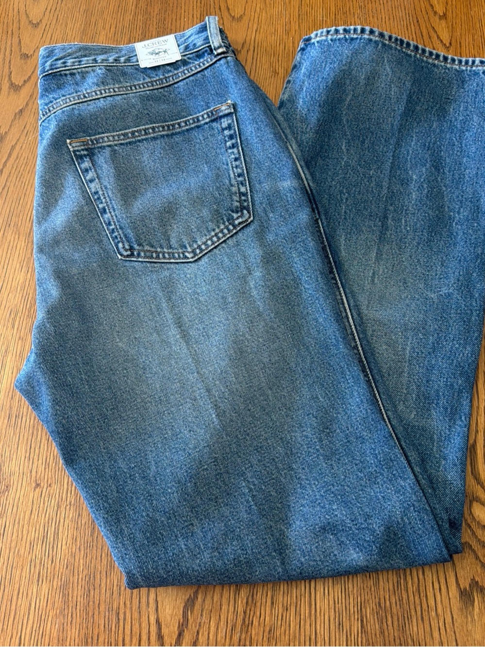 J. Crew Men’s Classic Blue Denim Bootcut Jeans 34x32